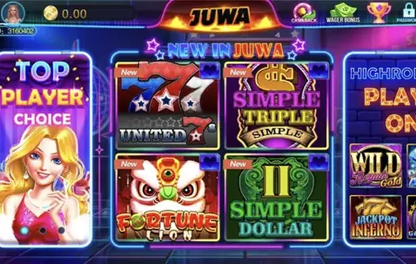 Juwa game lobby artwork